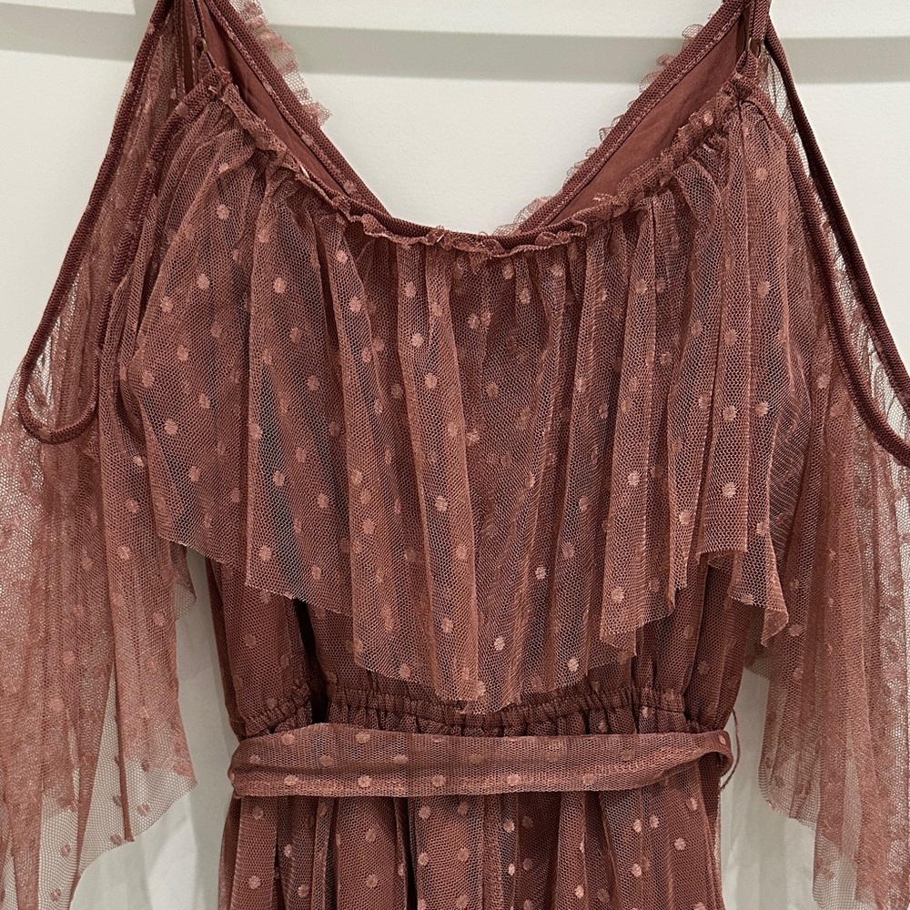 Joyfolie Desert Rose Ruffle Maxi Dress - Picture 7 of 9